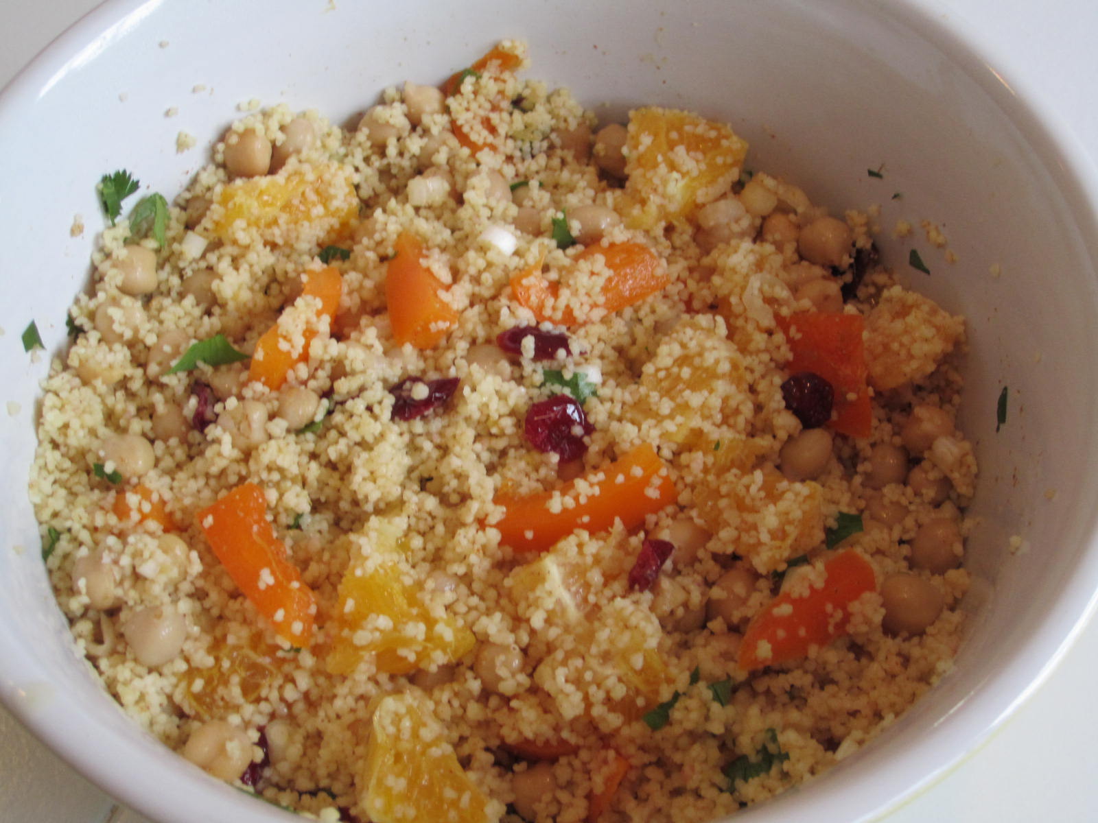 Moroccan Couscous and Orange Salad