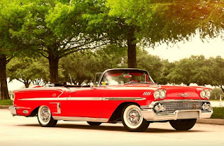 1958 Chevrolet Impala Retro Convertible 1958 Chevrolet Impala Retro Convertible Front Right
