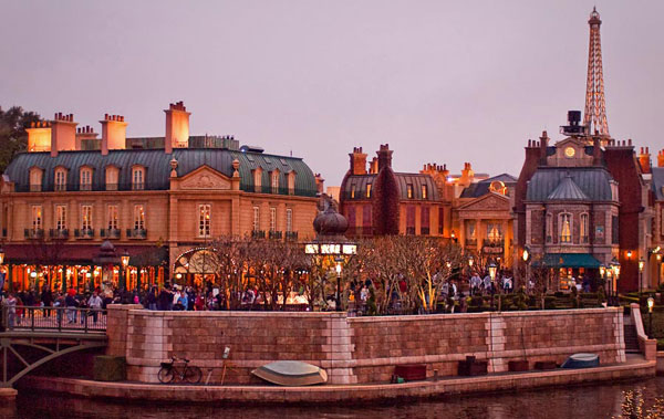 The France pavilion in World Showcase at EPCOT.