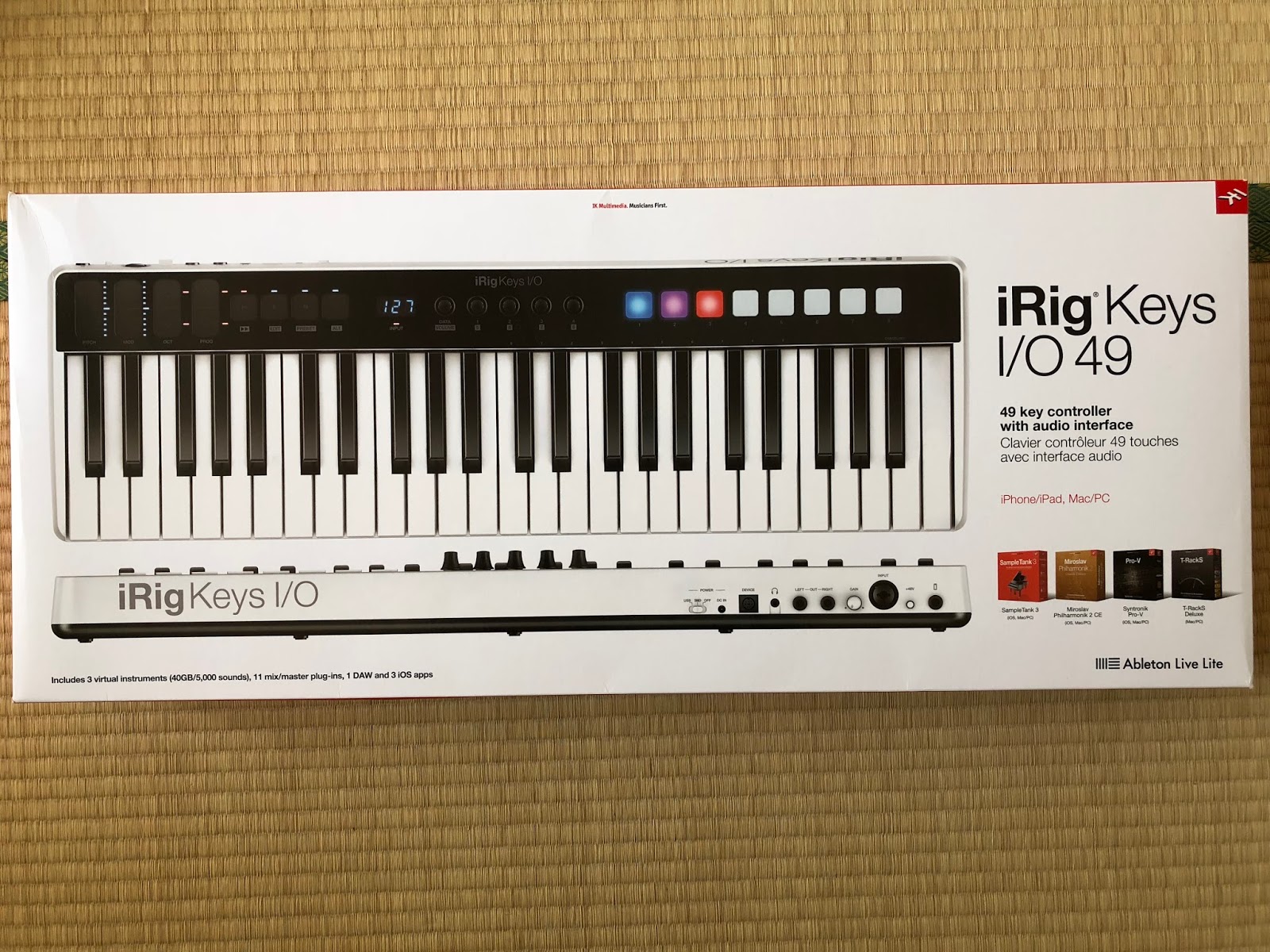 We need more Tones!: 【IK Multimedia】iRig Keys I/O 49を使う