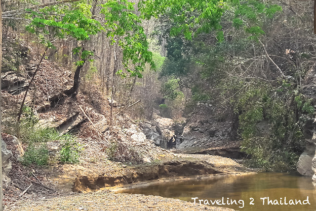 Entrance of Wang Sila Leang in Pua, Thailand Destination Travel Guide Nan, Thailand