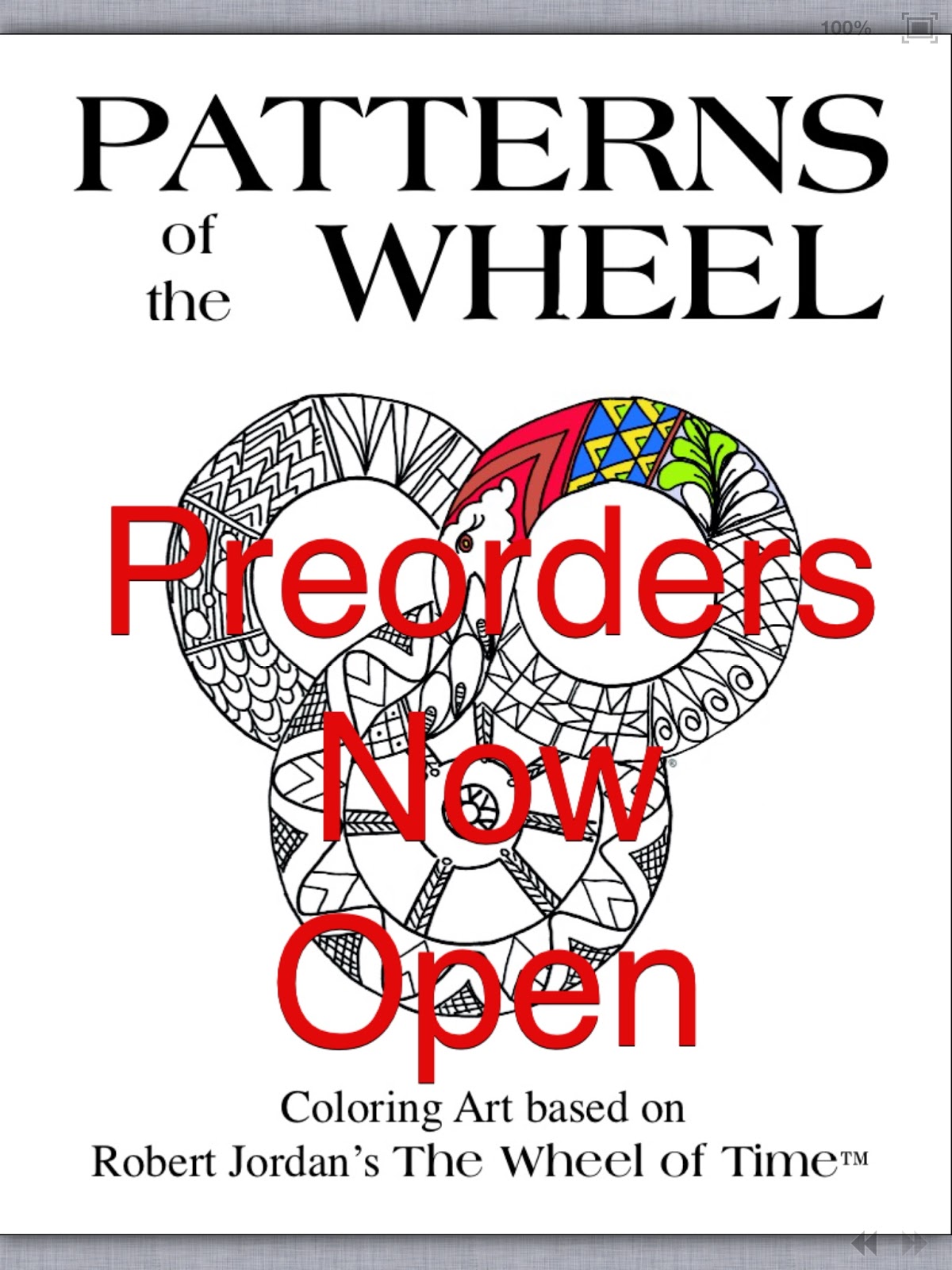 czuk it and czukart Officially Licensed The Wheel of Time™ Coloring