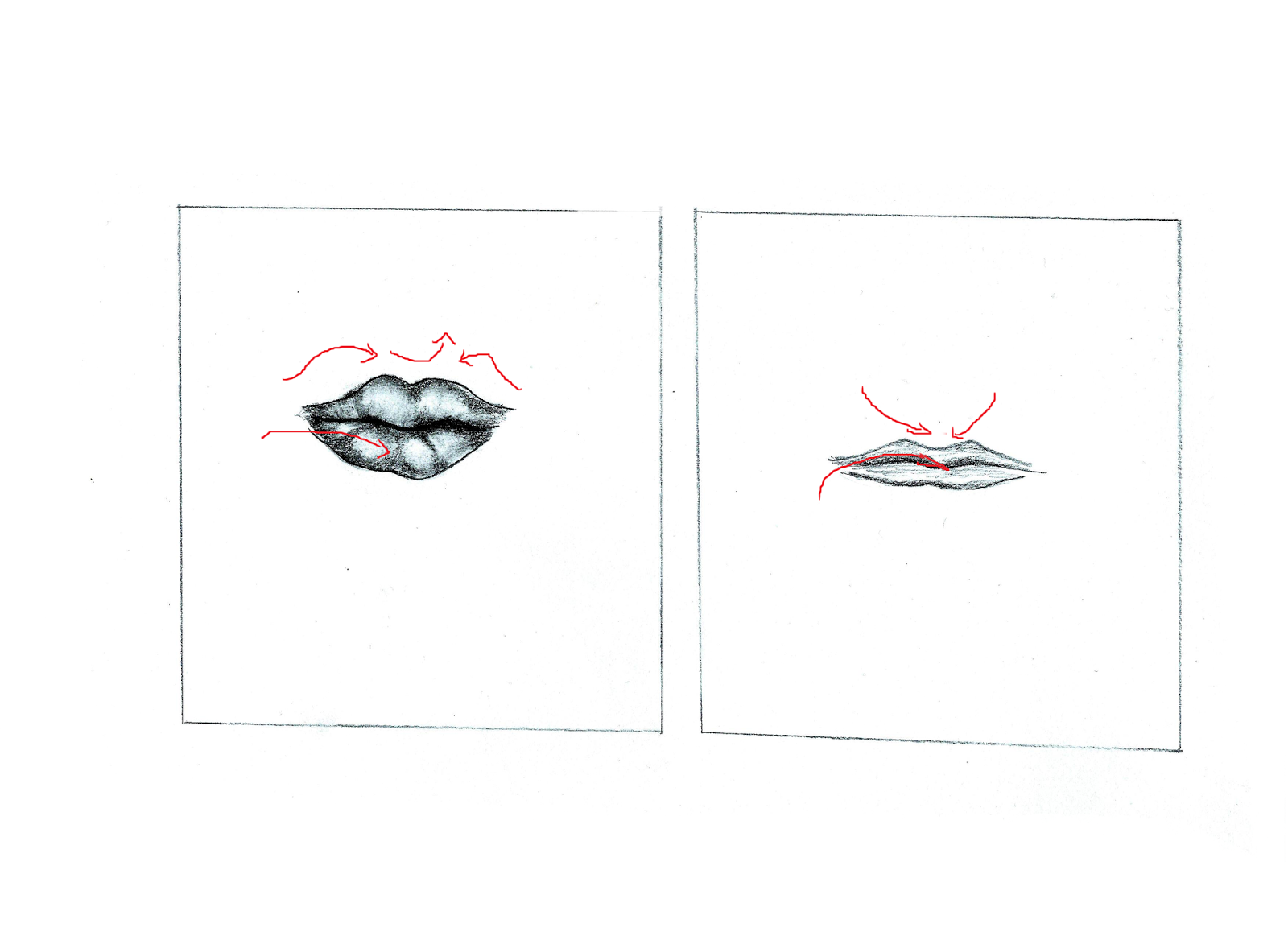 LETICIA´S ART BLOG HOW TO DRAW LIPS TUTORIAL! Step by step