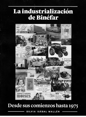 Portada La Industrialización de Binéfar, por Silvia Isabal