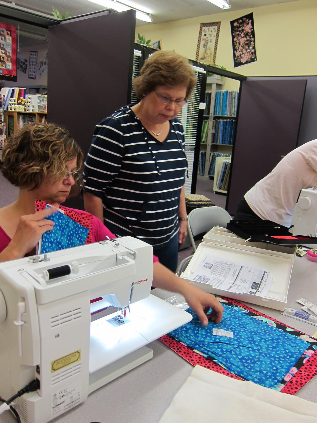 Bernina World of Sewing Class for staff!