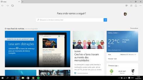 Microsoft Edge não abre Microsoft Edge não abre