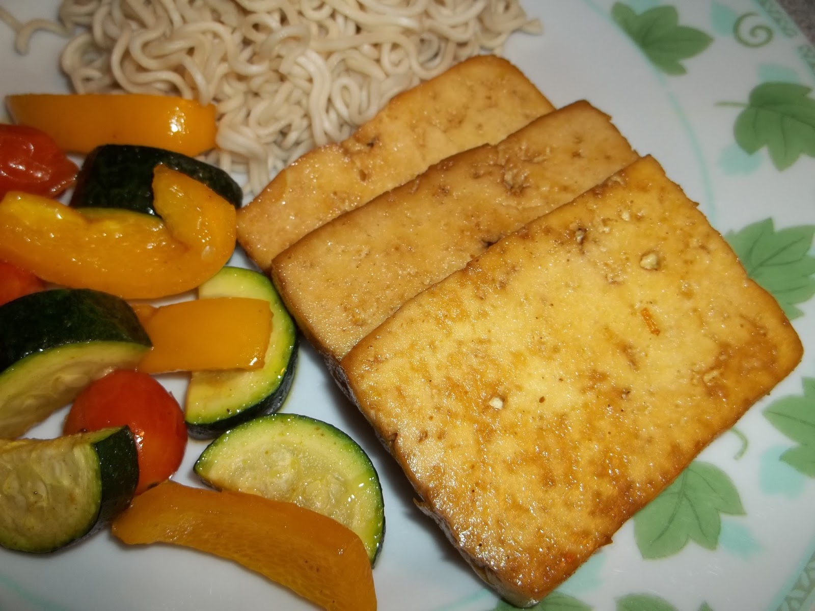 Dans la cuisine d'Hada Tofu cari et érable