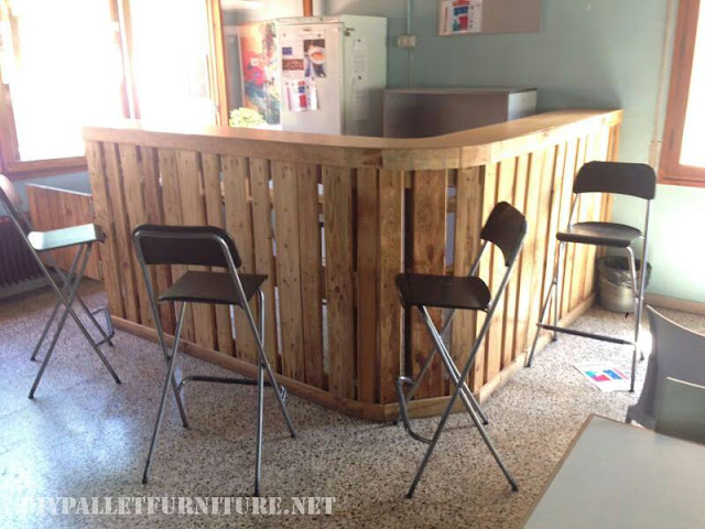 Mueblesdepalets.net: Barra con europalets