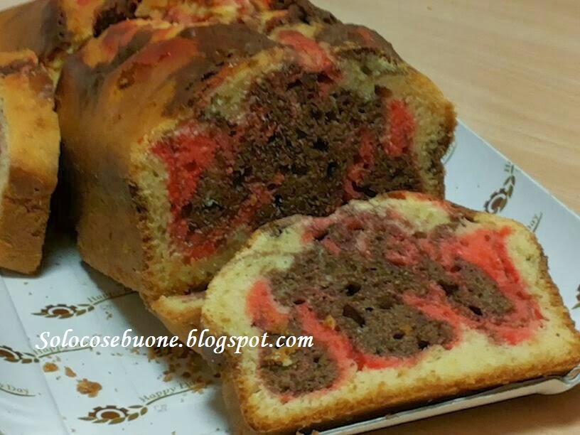 plumcake ai tre colori