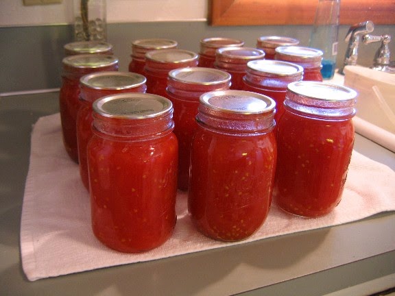 The Gardensmith's homegrown canned tomatoes