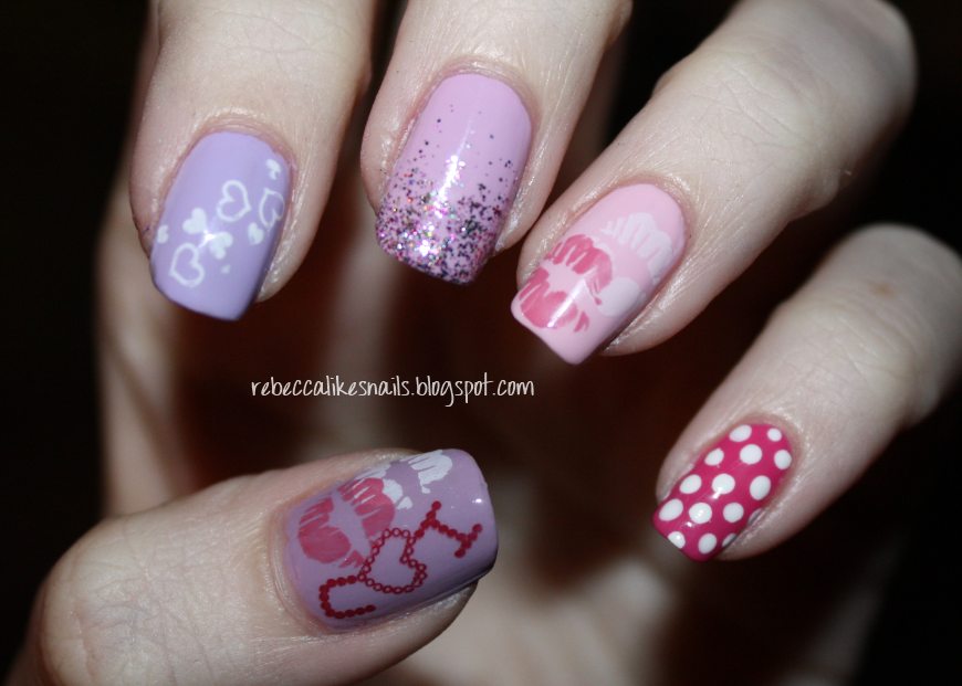 rebecca likes nails: As Seen On... Ivana Thinks Pink