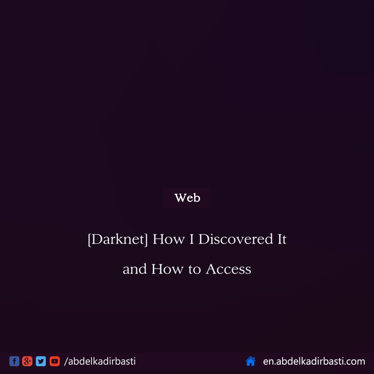 How To Access Dark Net