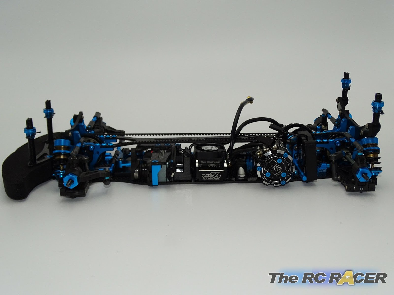 TheRcRacer TRF419XR backbone stiffeners The RC Racer