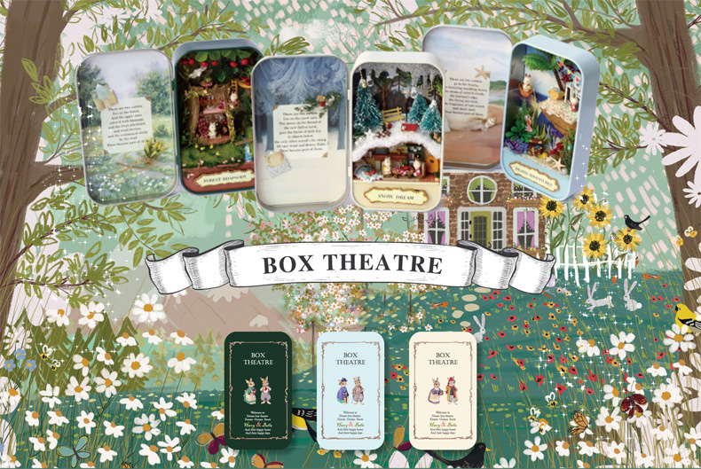 box theater dollhouse kit
