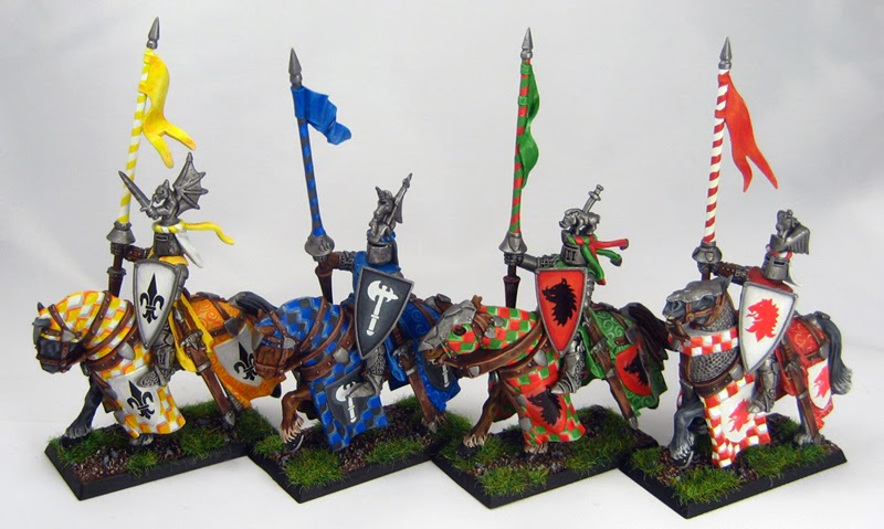 Miniatures Art Team: bretonnia knights of the realm