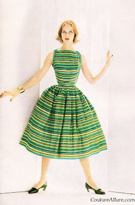 Couture Allure Vintage Fashion: Dots or Stripes?