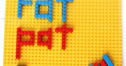 word building with legos