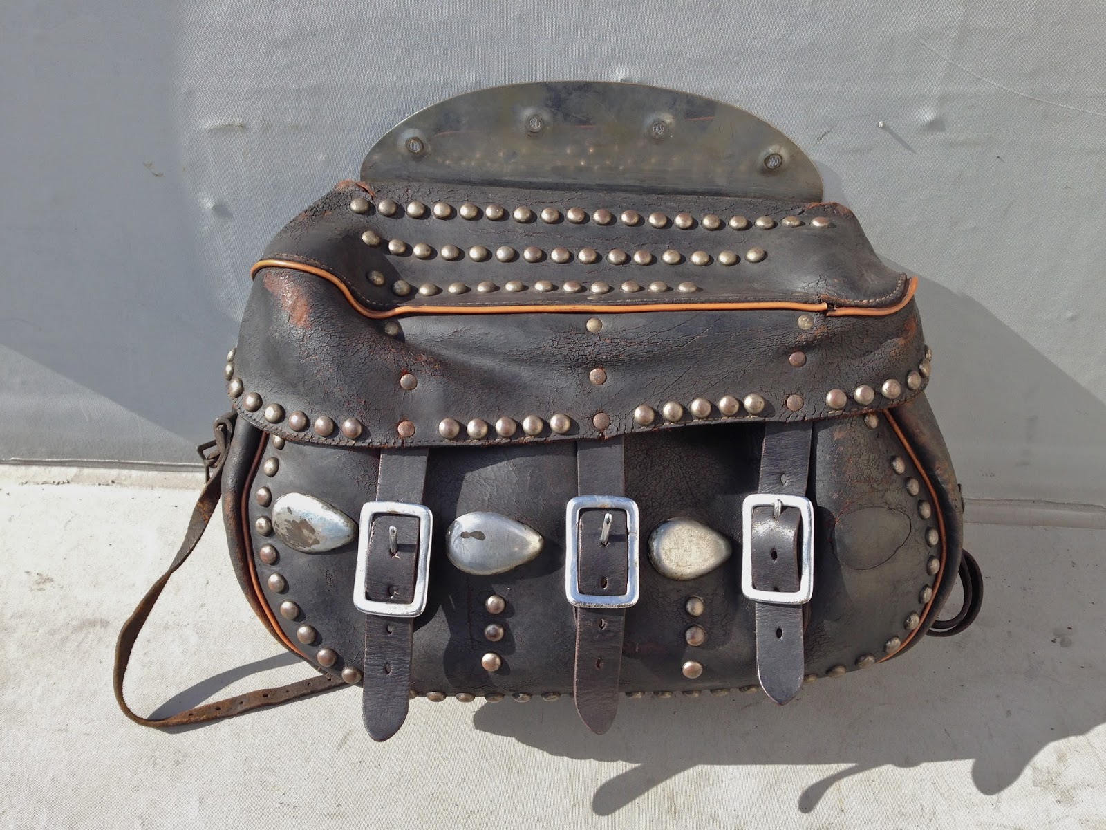 GORKY ゴーキー Vintage harley saddle bag repair