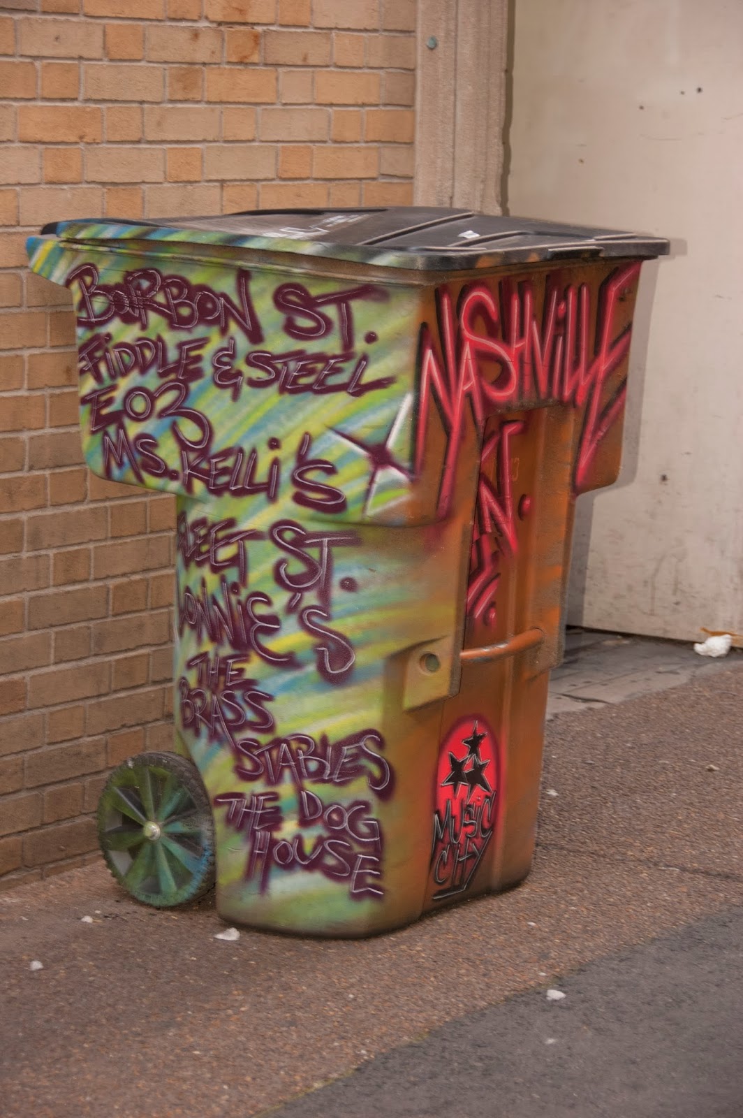 This Just In NaBloPoMo 1 Nashville Trash Cans