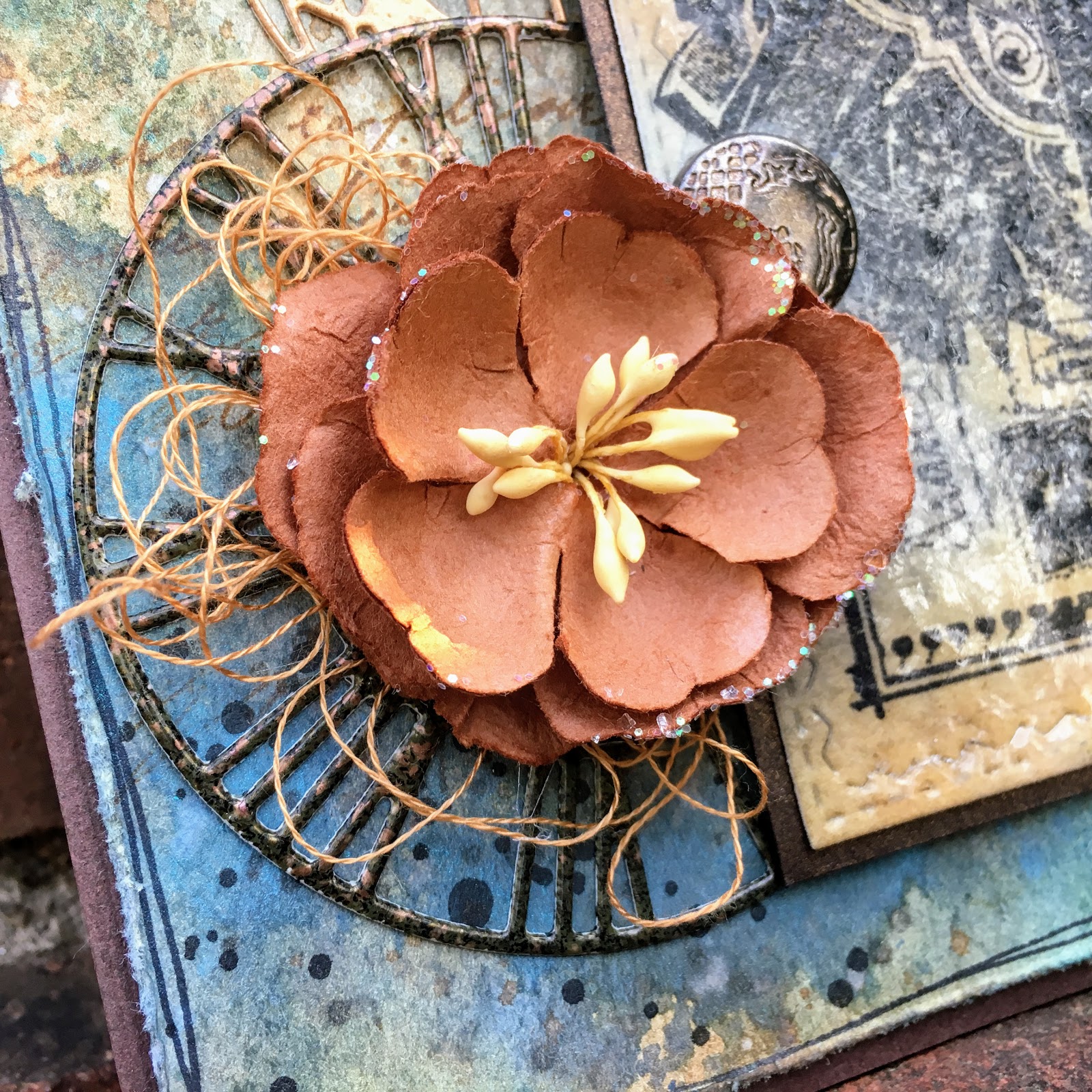 SewPaperPaint: UTEE PaperArtsy Lynne Perrella Card with Die Cuts