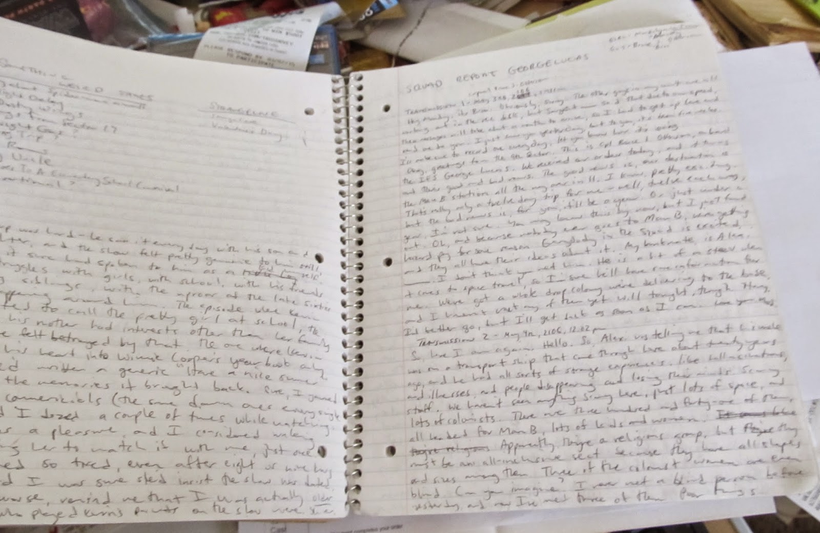 Rish's Ramblings Writing Update The Notebook (but not that "The Notebook")