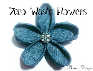 How to make flowers from old clothing. flowers-diy-tutorial-crafts-diy-tutorial-fabric-jeans-denim-clothes-upcycled