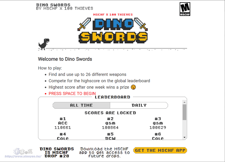 Dino Swords 武裝版Chrome小恐龍遊戲