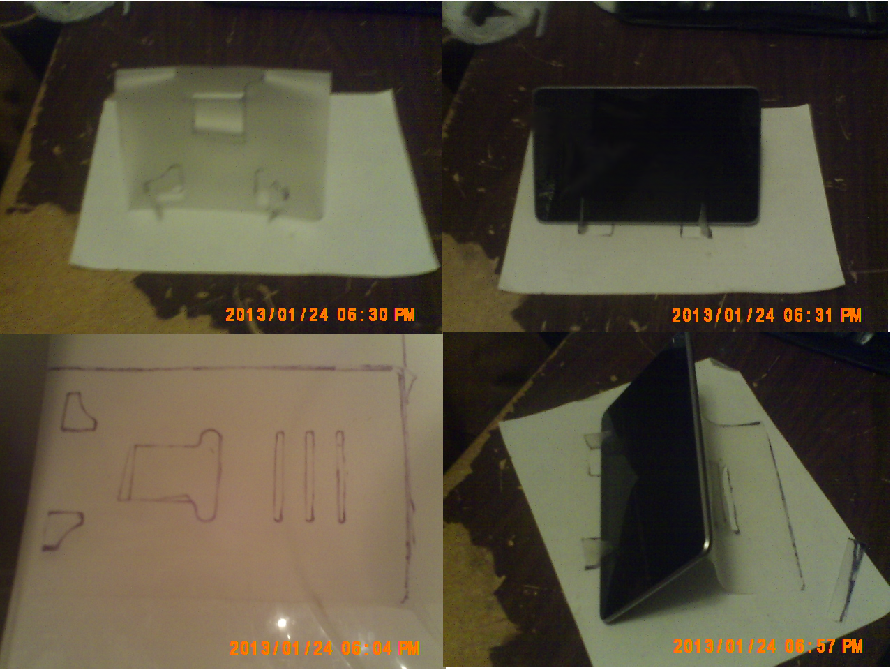 Easy to make tablet stand.