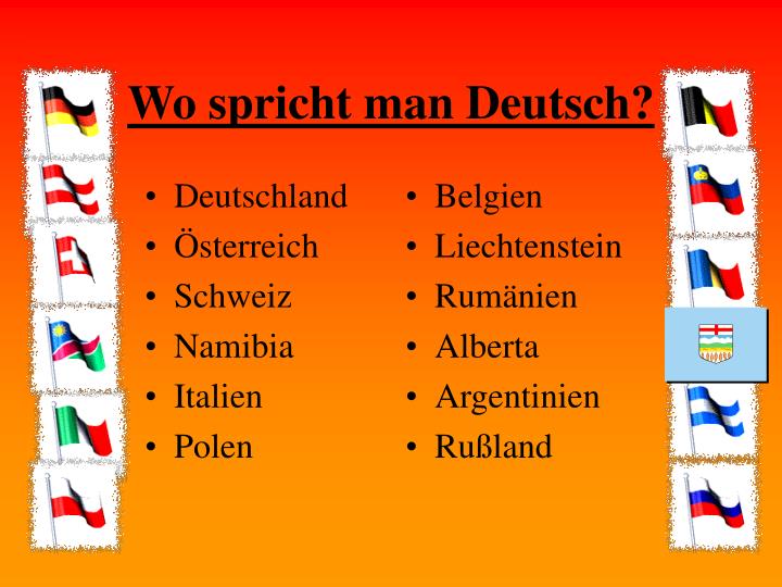 Alemanzerpa: 1º, 2º, 3º, BACH, Asist Dirección: Die Sprachen und die Länder