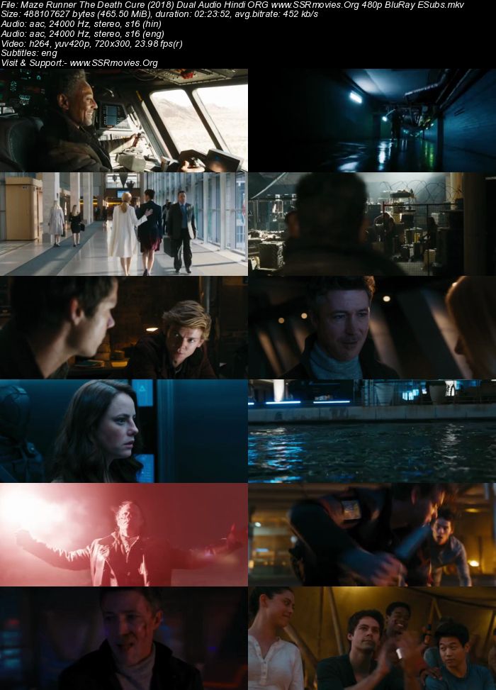 Maze Runner The Death Cure (2018) Dual Audio Hindi ORG 480p