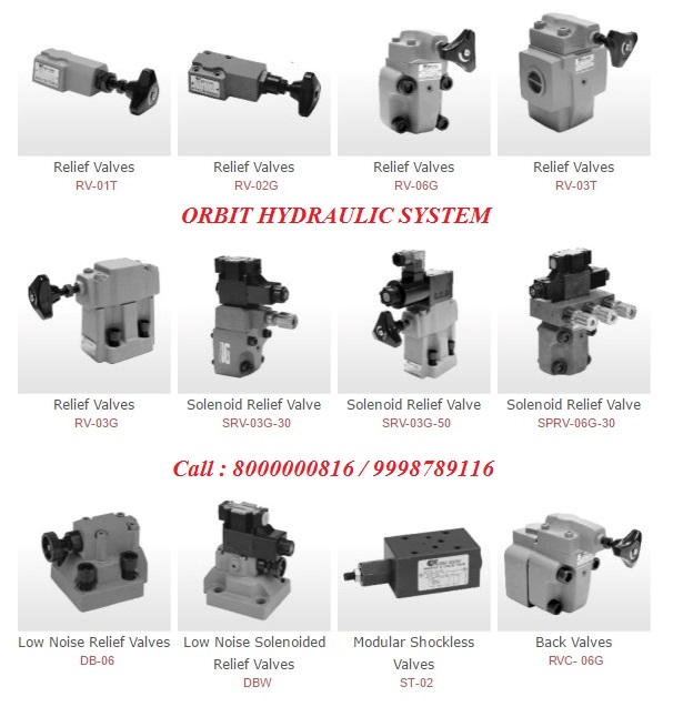 ORBIT HYDRAULIC SYSTEM Chia Wang Make Hydraulic Pressure Control