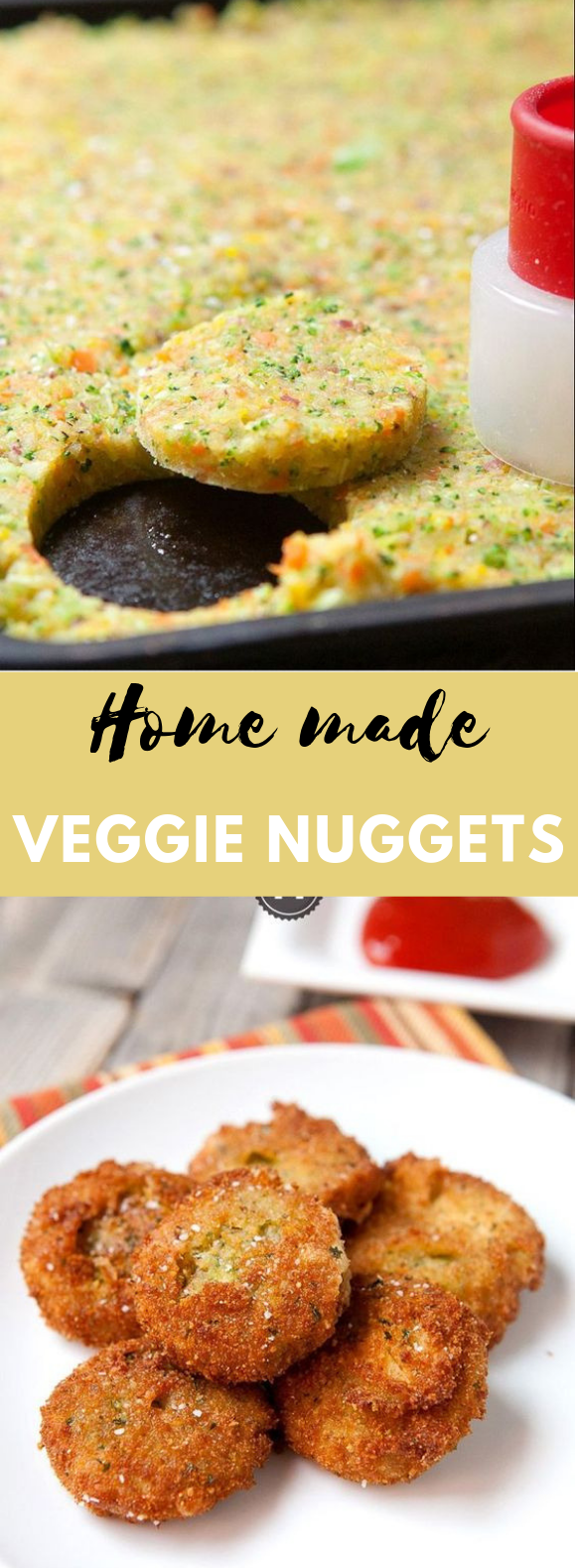 Crispy Homemade Veggie Nuggets #vegetarian #delicious
