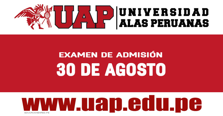 Resultados Examen UAP 2017-2 (Miércoles 30 Agosto) Ingresantes Admisión Universidad Alas Peruanas - www.uap.edu.pe Resultados Examen UAP 2017-2 (Miércoles 30 Agosto) Ingresantes Admisión Universidad Alas Peruanas - www.uap.edu.pe