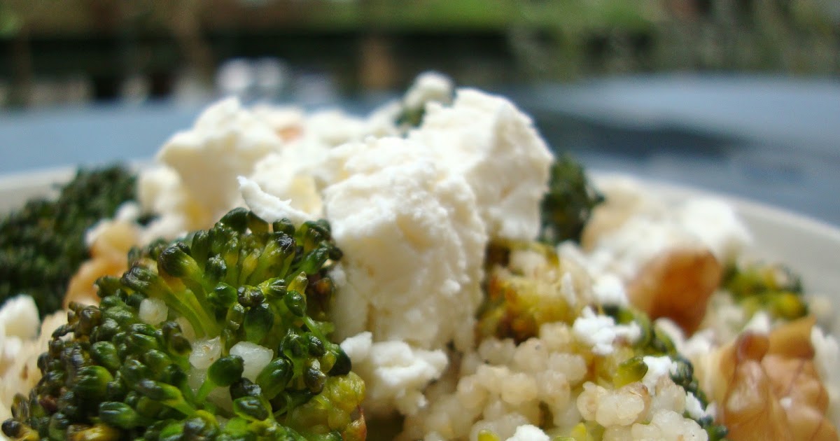 Cooketteria: Couscous mit geröstetem Broccoli und Walnüssen