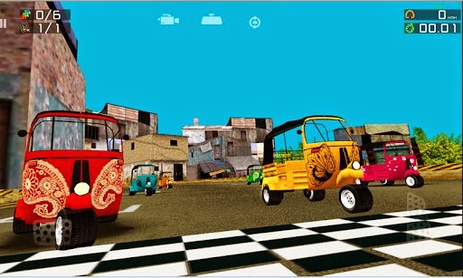 لعبة Rickshaw Racing