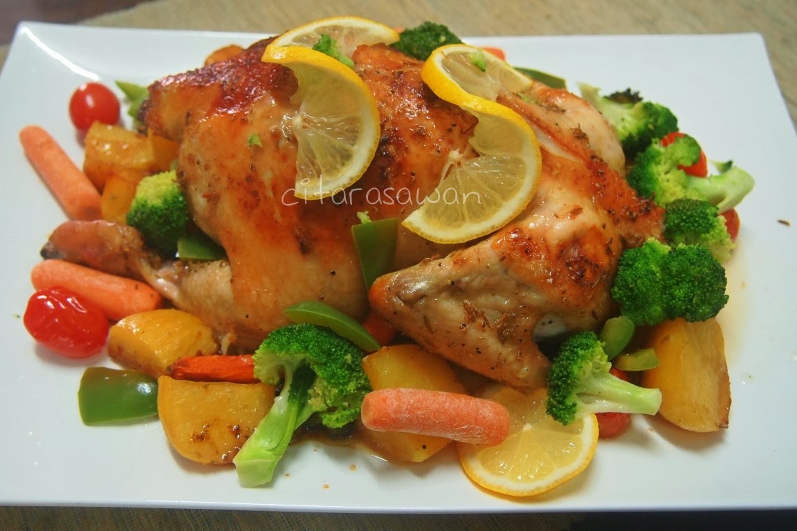 Ayam Panggang Rosemary / Rosemary Grilled Chicken ~ Resepi Terbaik
