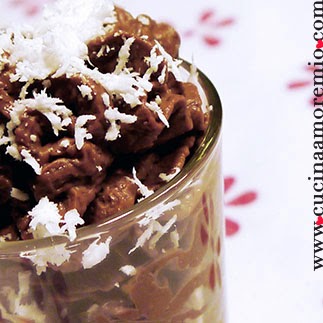 mousse di cioccolato e cocco