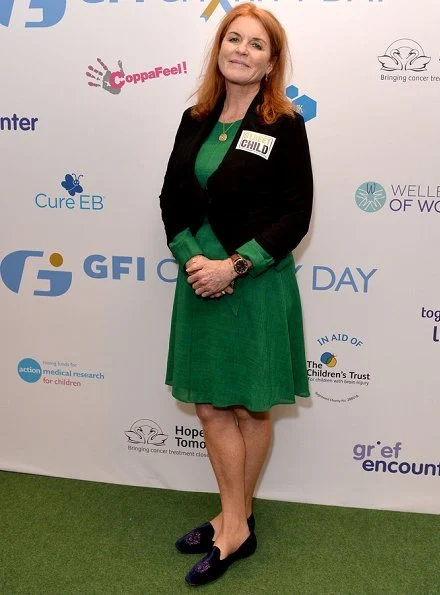 Sarah Ferguson, Duchess of York representing Street Child, attended GFI Charity Day in London