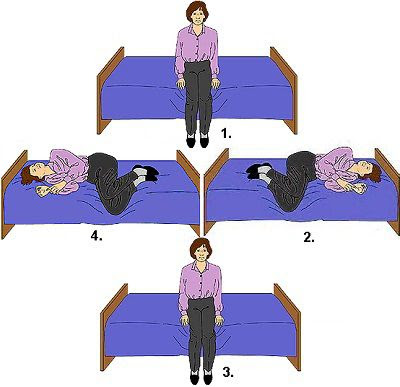 Positional vertigo: Exercises For treatment at home