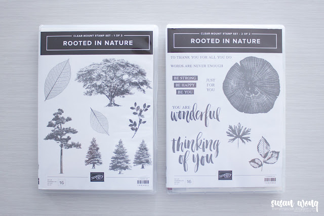 Set for Rooted In Nature by Stampin' Up! Card Class - Stamping Susan Wong