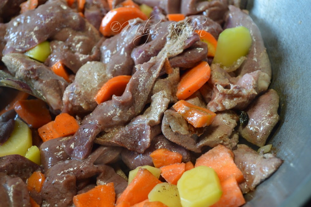 Mely's kitchen Pork Liver Afritada