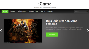 iGame Free Gaming Blogger Template iGame Free Gaming Blogger Template