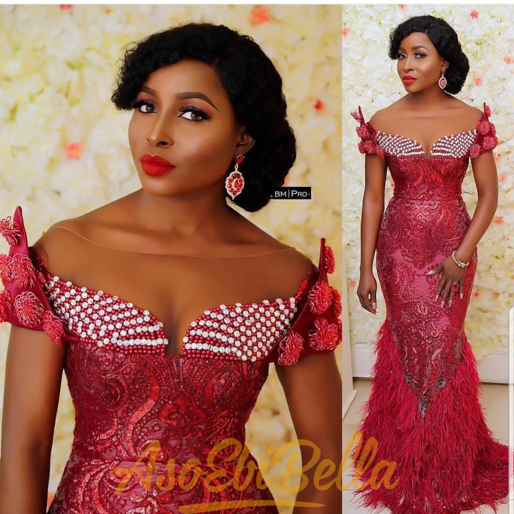 #EbFabLook Vol 46A: Presenting Top New Aso-Ebi Bella Style Worn Last Week