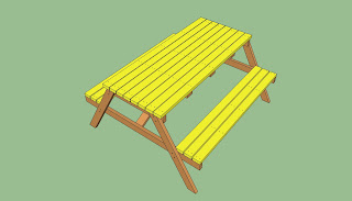 building a picnic table bench