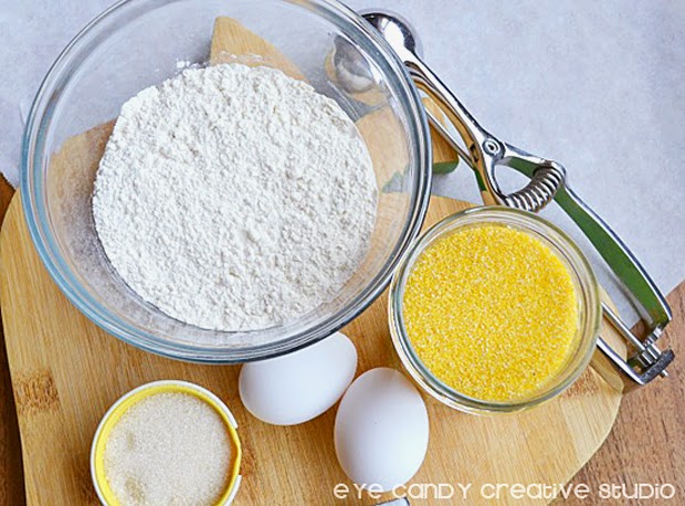 ingredients for cornbread, cornbread recipe, cornbread muffin recipe, eggs