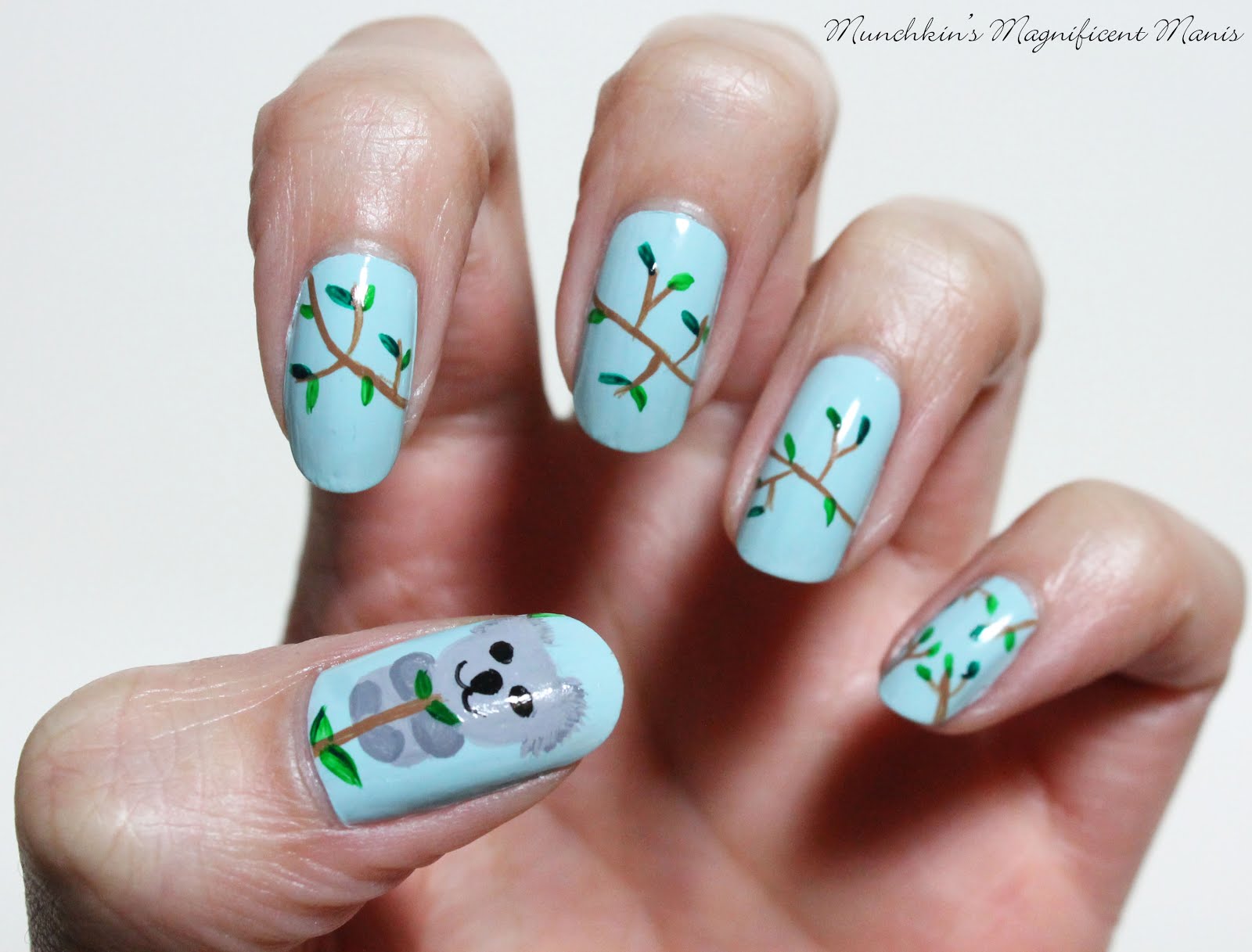 Munchkin’s Magnificent Manis Koala Bear Care Koala Nail Design