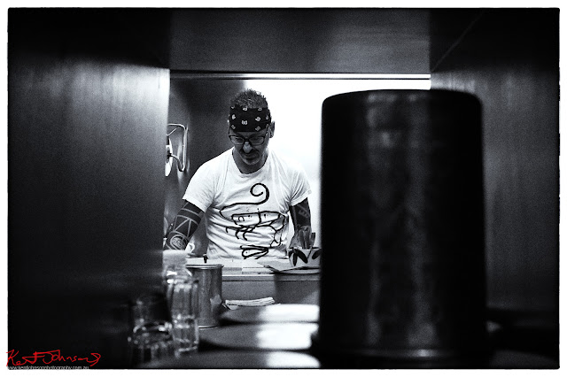 Chef at work - Trattoria de Oscar Monterosso al Mare. Photograph by Kent Johnson Chef at work - Trattoria de Oscar Monterosso al Mare. Photograph by Kent Johnson
