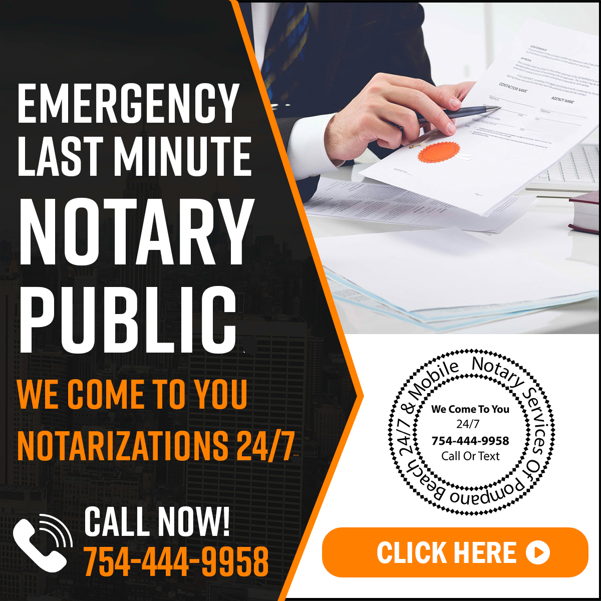 Emergency Notary Public Services Last Minute