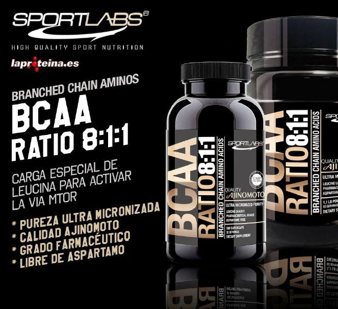 LaProteina.es Sportlabs Bcaa Ratio 811 180 Caps