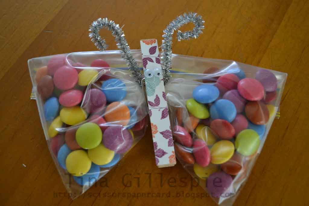 Scissors Paper Card Lolly Bags Stampin